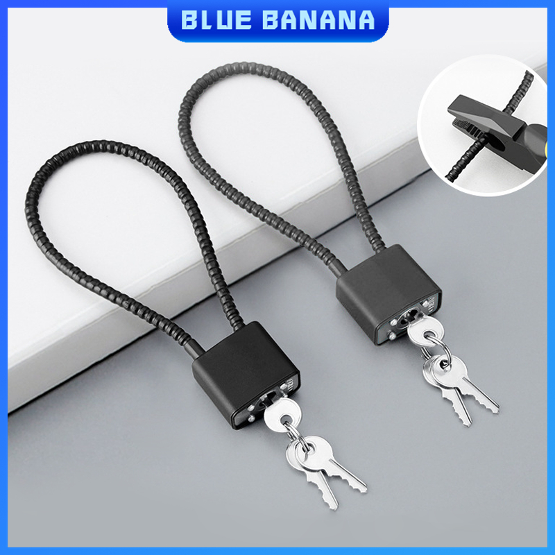 25cm/28cm Steel Wire Padlock Anti-theft Dormitory Cabinet Cable Padlock ...