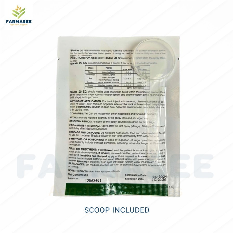 Starkle Systemic insecticide - 25grams | Shopee Philippines