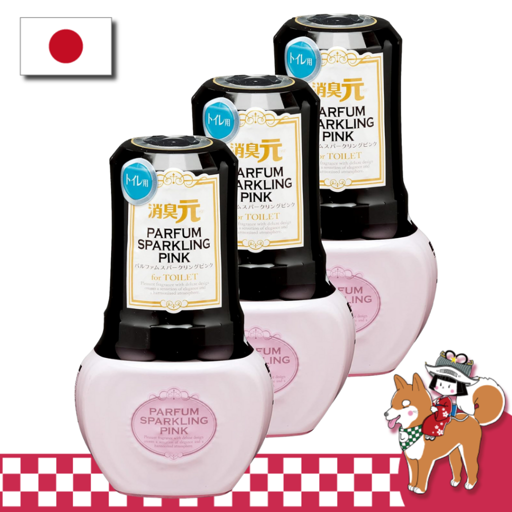 Kobayashi Toilet Deodorizer Parfum Sparkling Pink Air Freshener 400ml x ...
