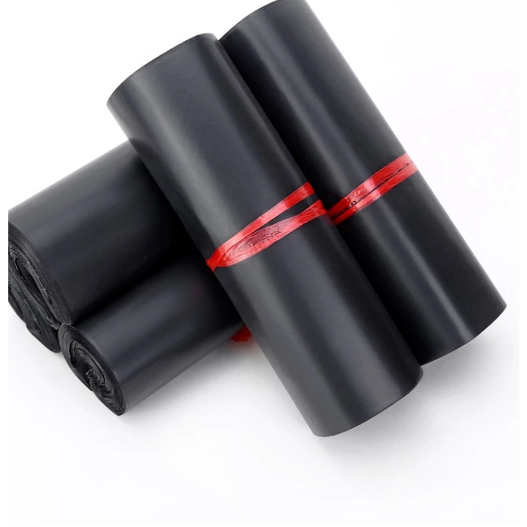 500pcs black courier pouch plain pouch express pouch Parcel Pouch ...