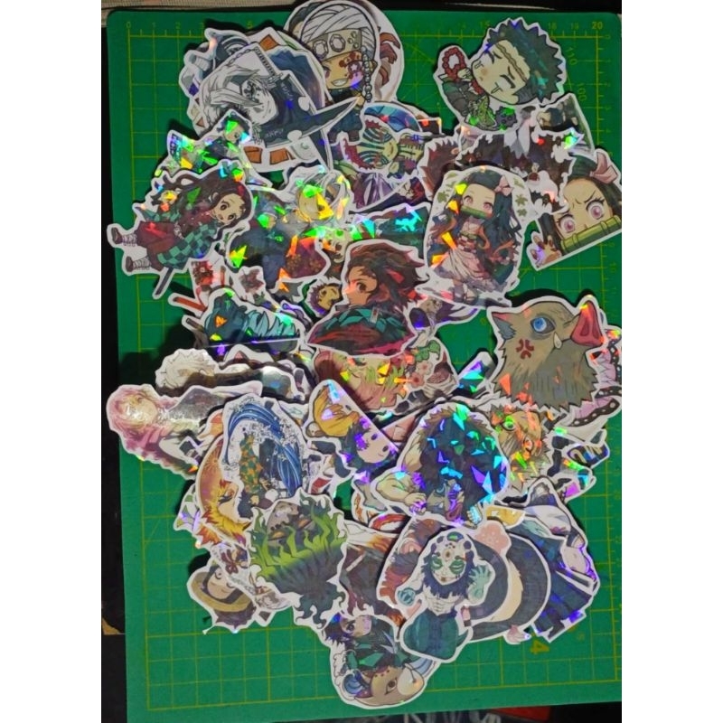 DEMON Slayer Stickers 50 PIECES Good Quality | Shopee Philippines