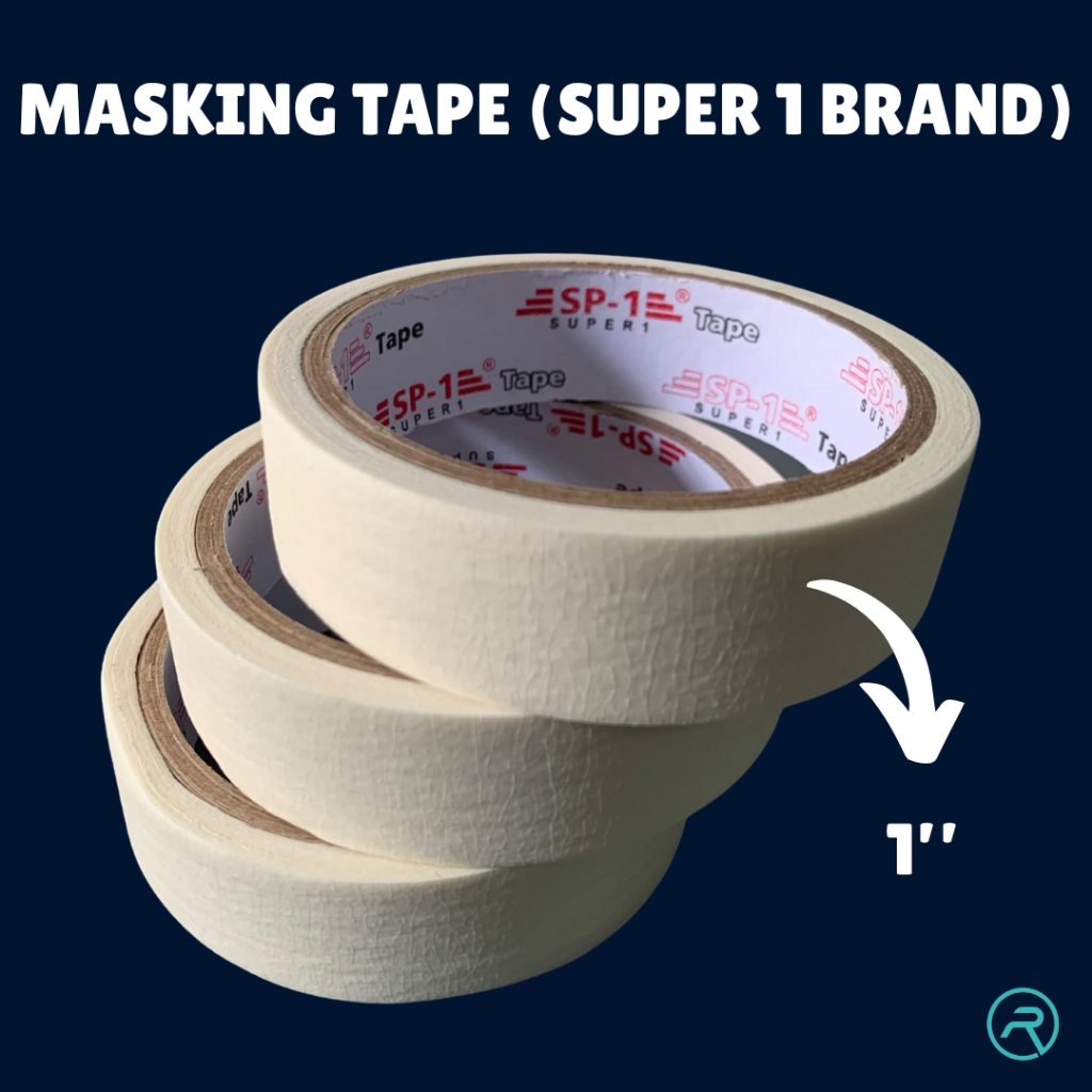 MASKING TAPE (SUPER 1 BRAND) PER BOX | Shopee Philippines