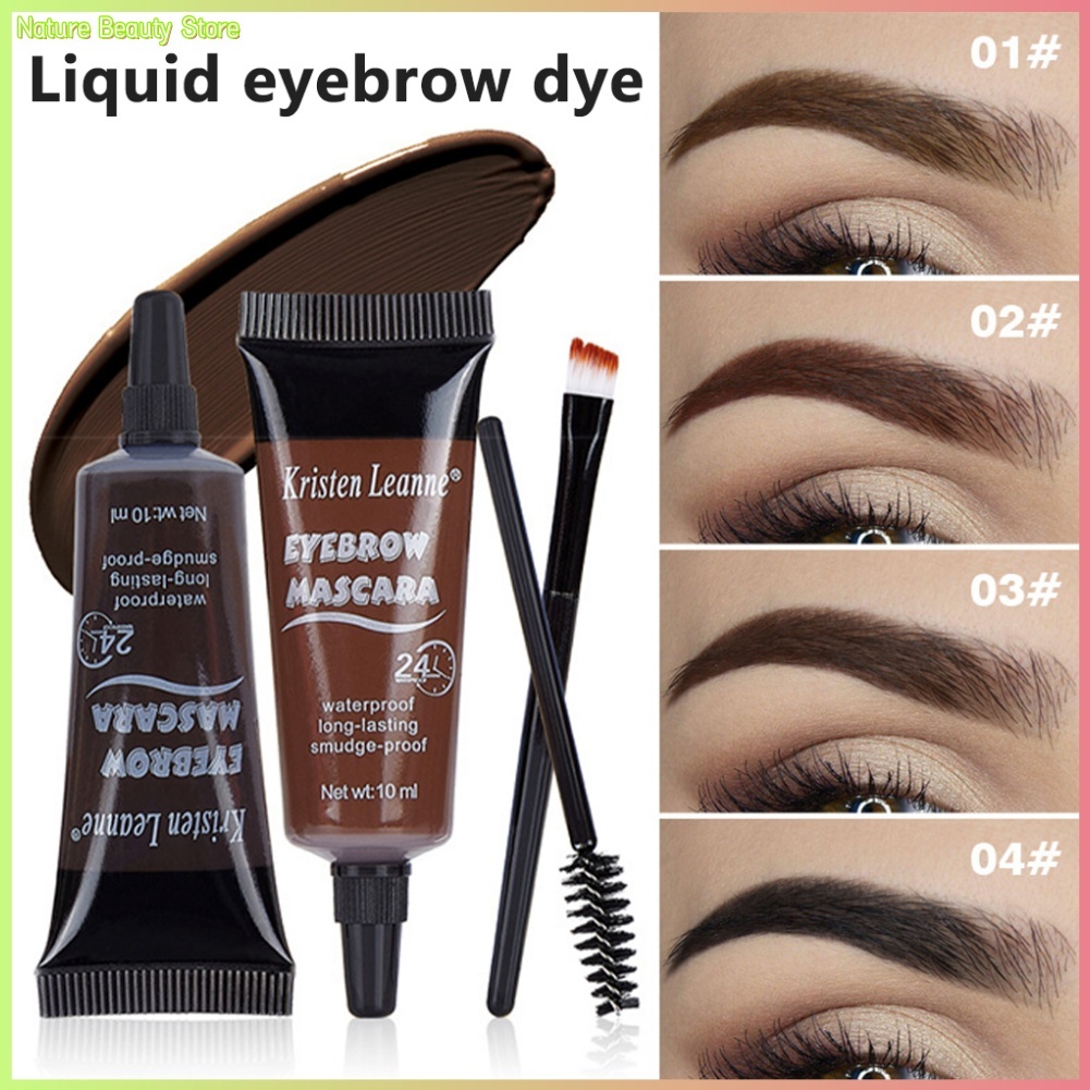 24 Hours Eyebrow Gel Waterproof Long-lasting Quick Drying Eyebrow Dye ...