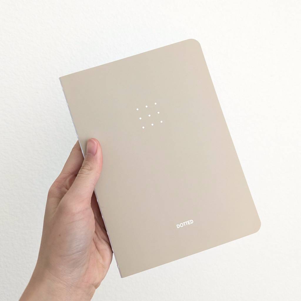 Dotted Notebook - Bullet Journal - with page numbers, index, and pen ...