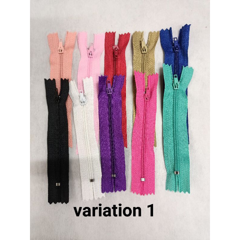 10 pieces assorted colors 4 inch nylon zipper | Shopee Philippines