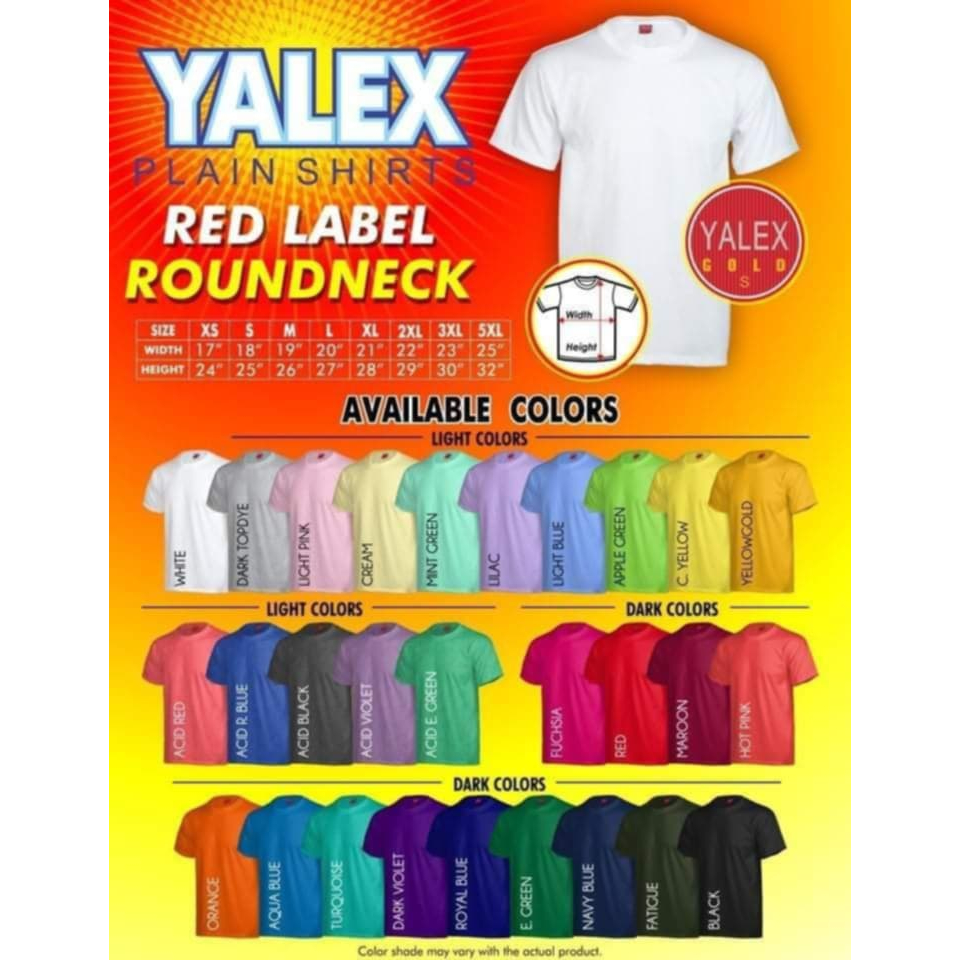 YALEX Plain Shirt V-neck for adult White, Black, Gray | Shopee Philippines