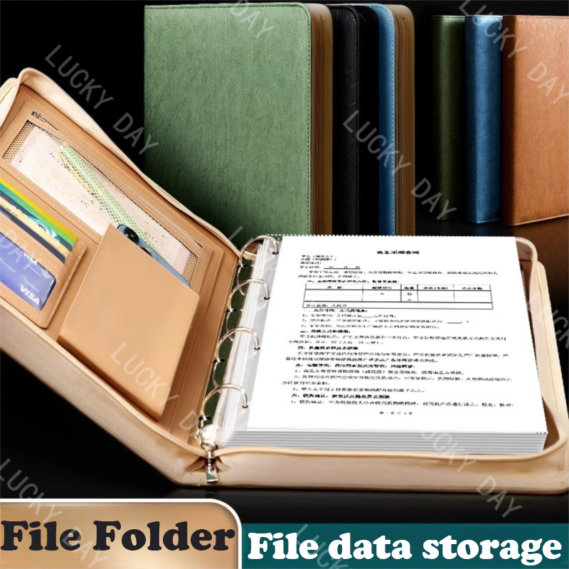 A4 Leather Folder Sales Folder Organizer For Document Board Office ...