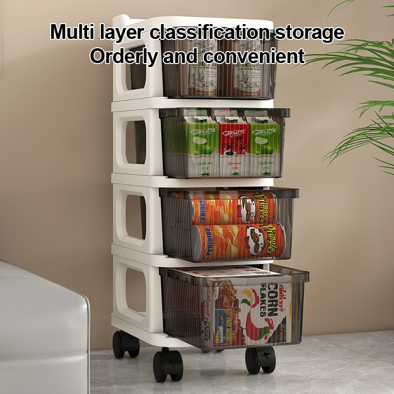 Multilayer Storage Drawer Cart Trolley Cart Moving Small Drawer Cabinet ...