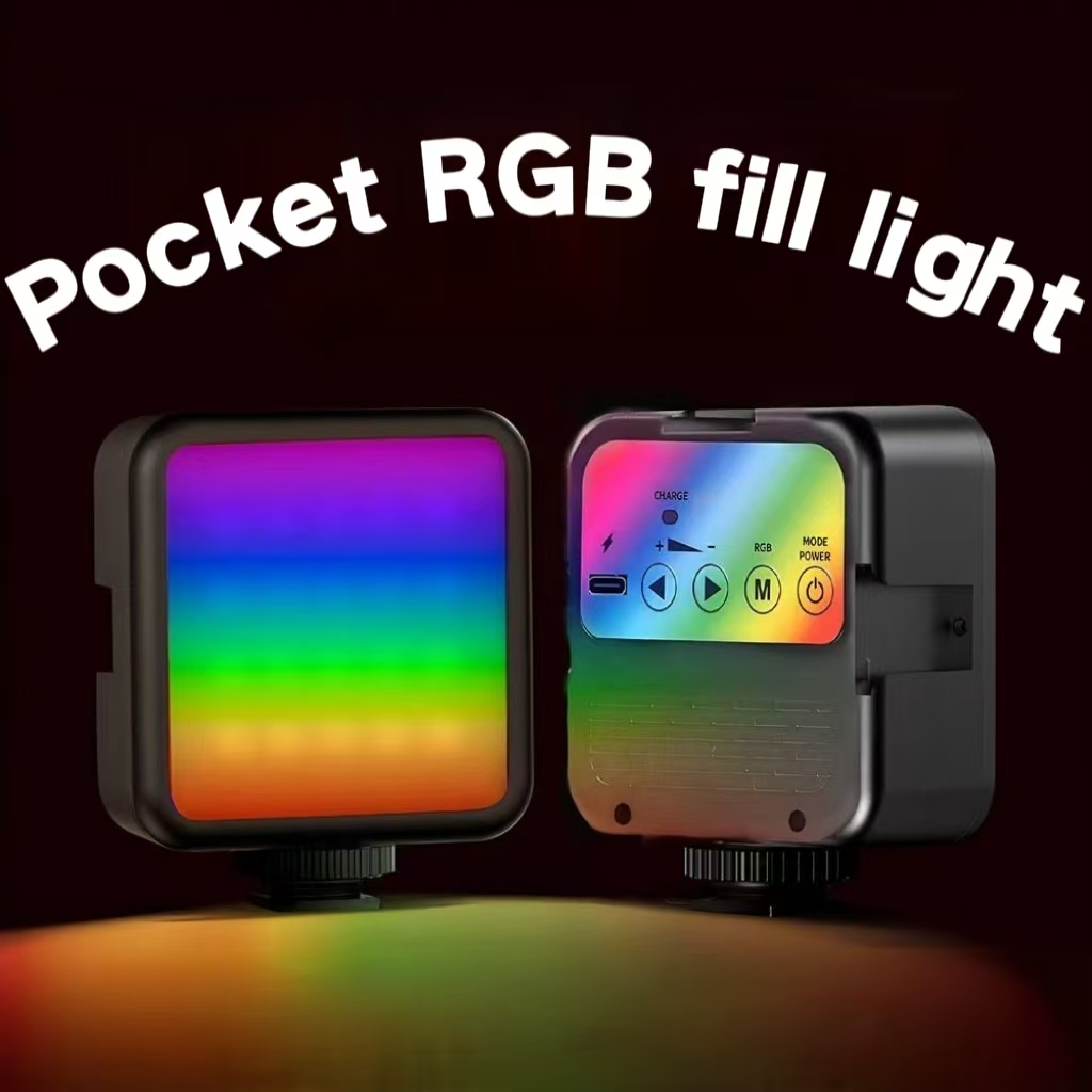 RGB Mini LED Fill Light for Photography&Vlog 3000K-6000K Color ...