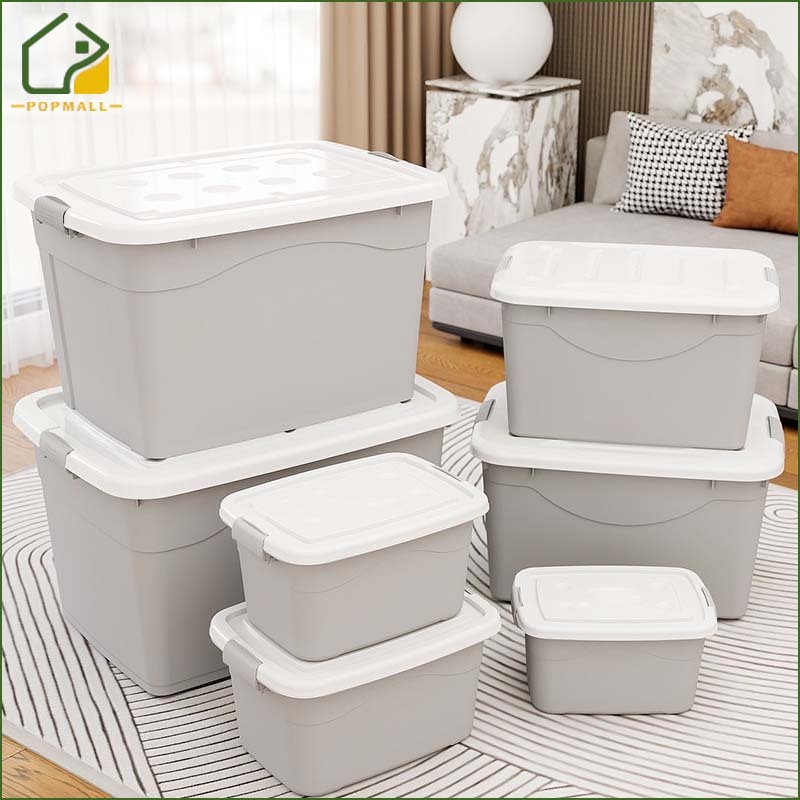 PoP Box Organizer Dustproof Home Organizer Plastic Storage Box With ...