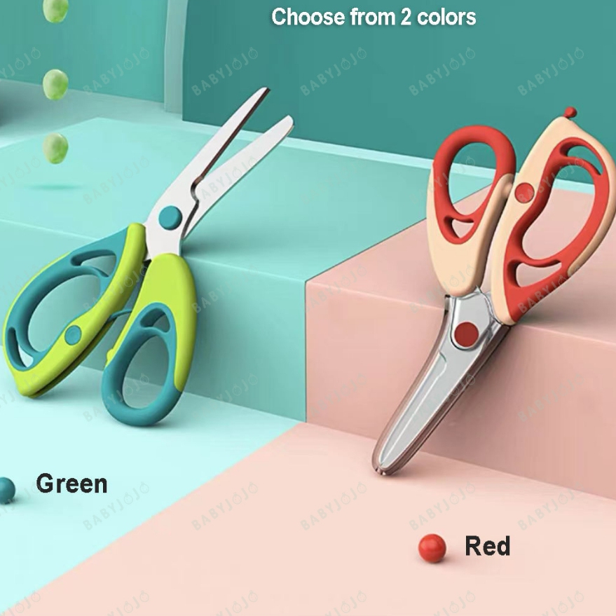 Baby Food Scissors-Parent Must-Have Safety Stainless Steel Shears to ...