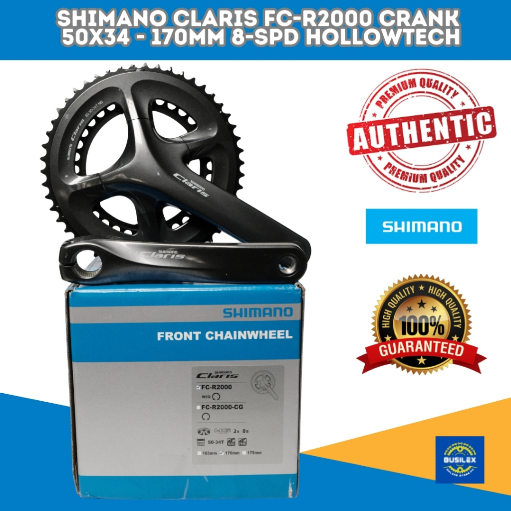 Shimano Claris Crankset R2000 50x34x170mm Hollowtech Shopee