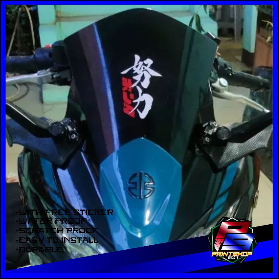 Japanese JDM Racing Graphic Cutout Kanji Text Vinyl Sticker Decal for ...