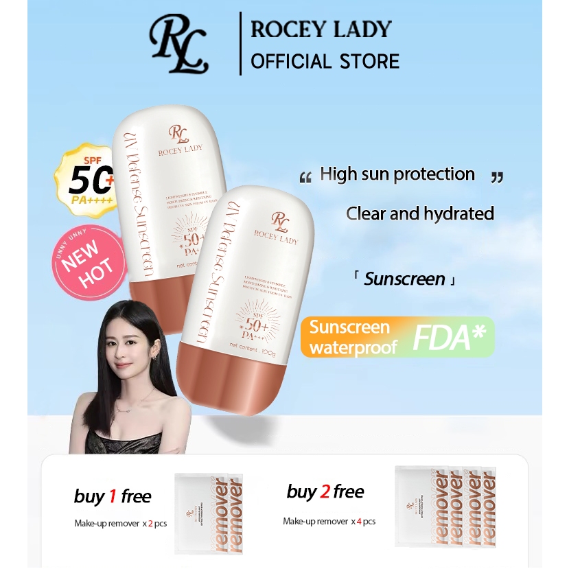 RLSunscreen UV Defense Original Sun Screen SPF50 PA++ Moisturize Skin ...