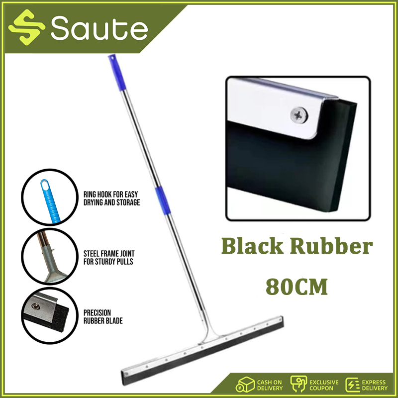 40/60/80cm Heavy Duty Floor Squeegee with Silicon Rubber Blade Multi ...
