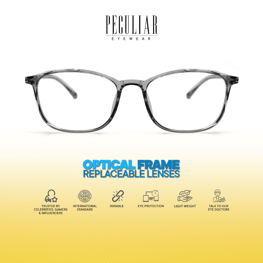 Peculiar Eyewear DEL Rectangle Optical Frame For Graded Lens ...