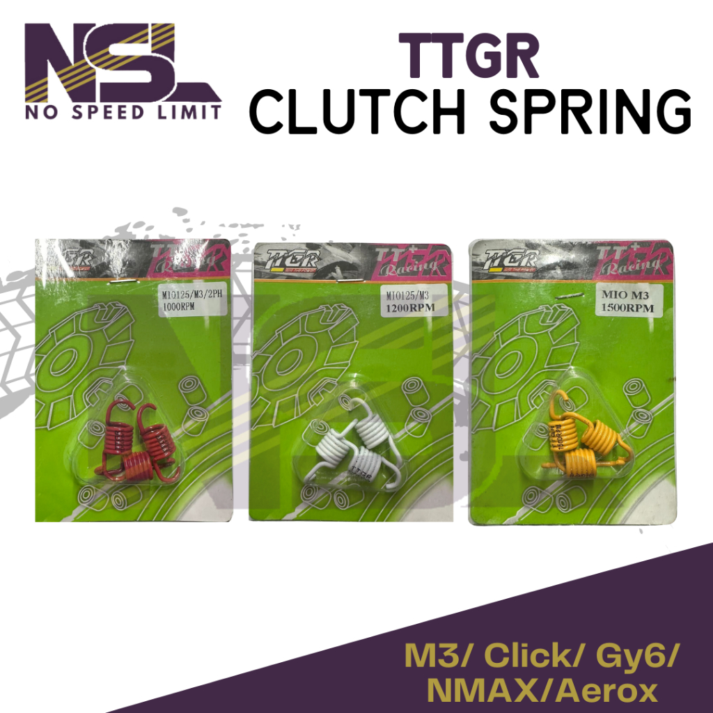 TTGR Clutch Spring MioSporty/M3/Mioi125/Click/PCX/ADV/NMAX/Aerox/Gy6 ...