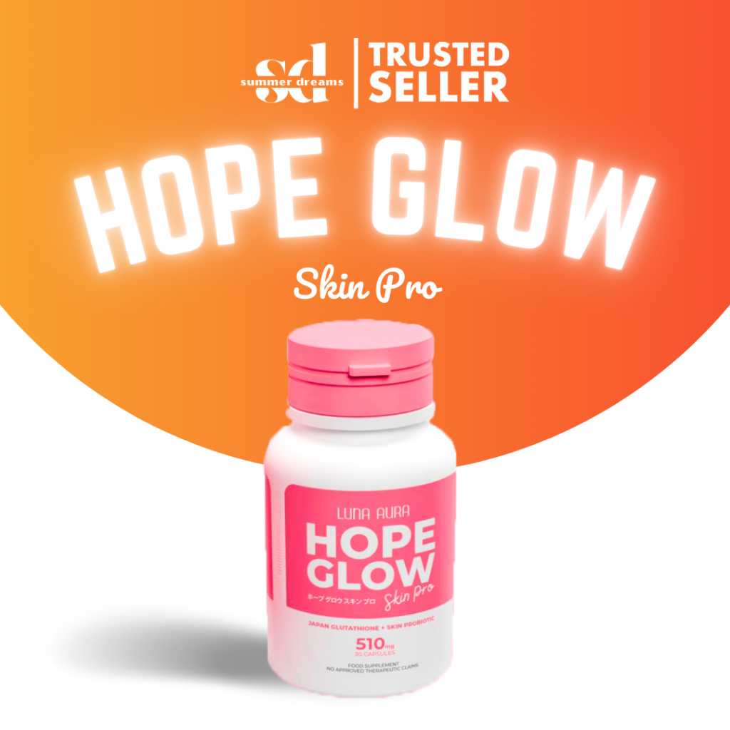 luna aura advanced glutathione Luna Aura Hope Glow Glutathione and Hope C Plus – True Beauty Skin  Essentials main image 1