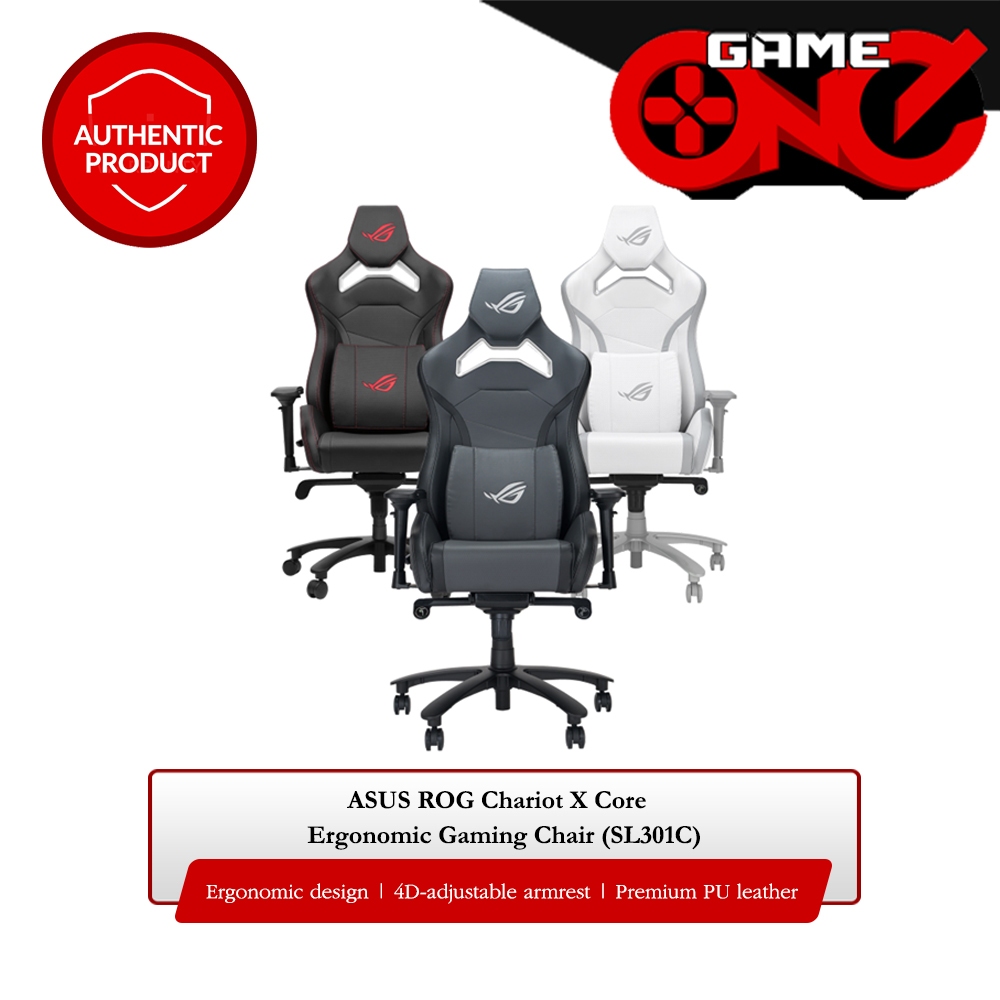 ASUS ROG Chariot X Core Ergonomic Gaming Chair (SL301C) | Shopee ...