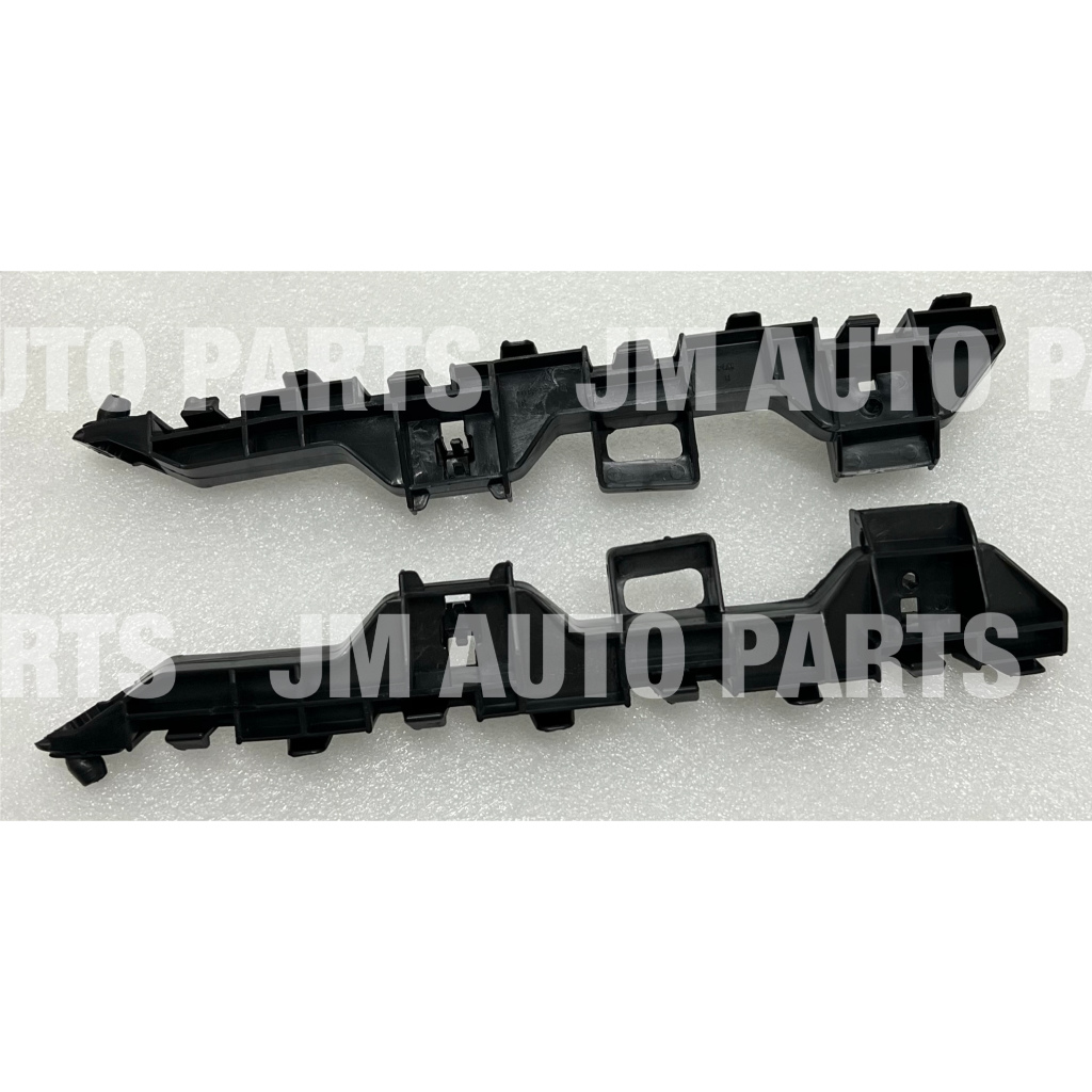 Black Front Bumper Bracket Support Retainer Set (LH+RH) For 2003-2007 Honda Accord