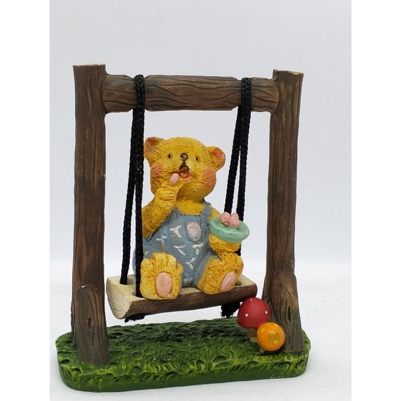 Mini Swing and Teddy Bear Figure set (2pcs) | Shopee Philippines