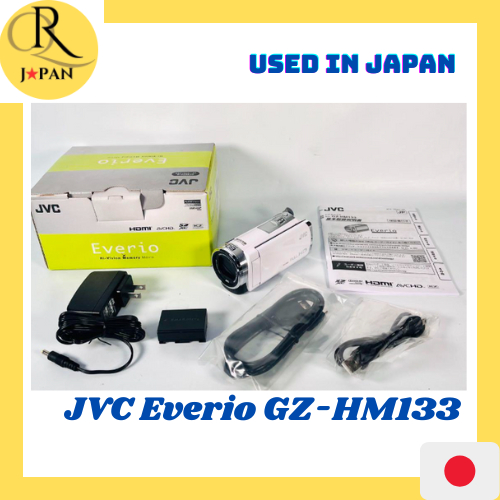 Used in Japan 】JVC Everio GZ-HM133 Video Camera White | Shopee