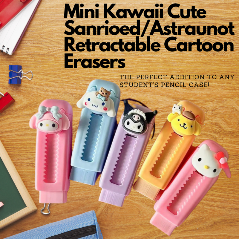 Personalized With name Engrave Mini Kawaii Cute Sanrioed Retractable ...