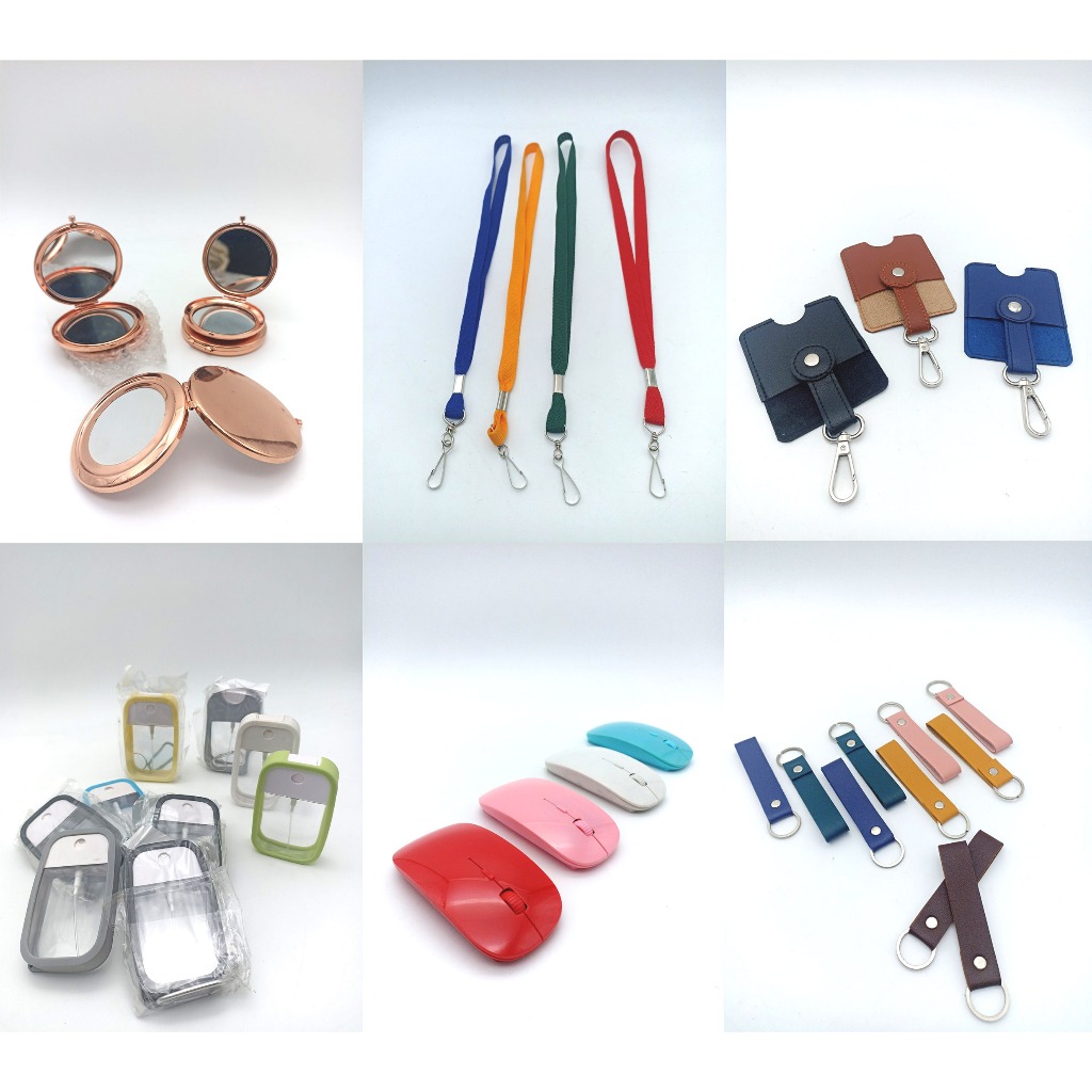 Assorted Freebies Mirror, ID Lace, Sanitizer. Mouse etc. | Shopee ...