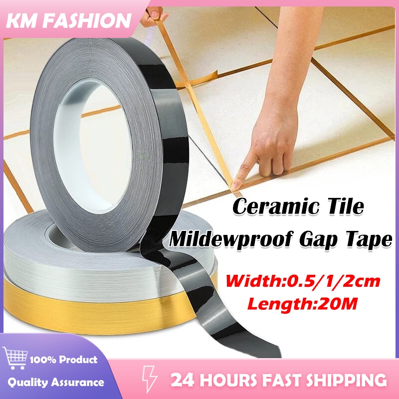 KM Ceramic Tile Mildewproof Tile Tape Decor Self Adhesive Wall Floor ...
