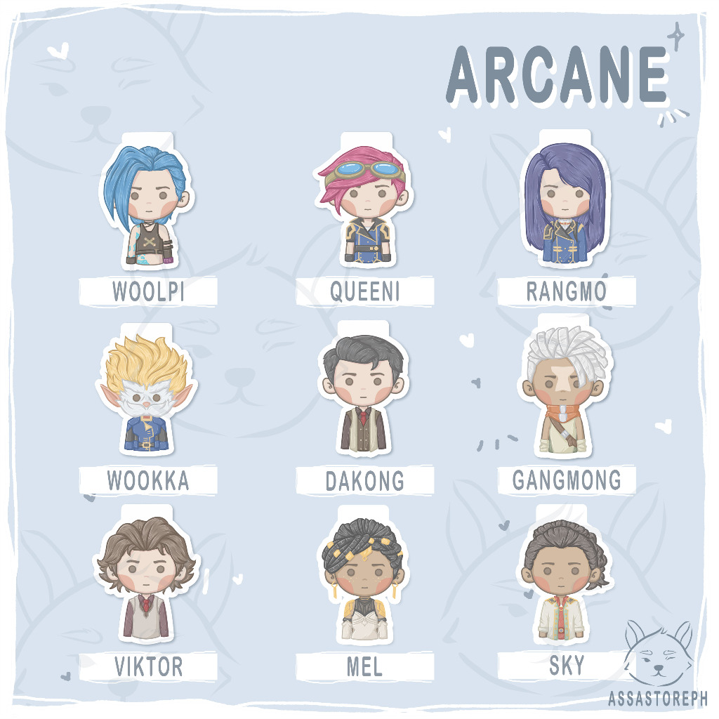 ARCANE LOL Magnetic Bookmark | Assastoreph | Shopee Philippines