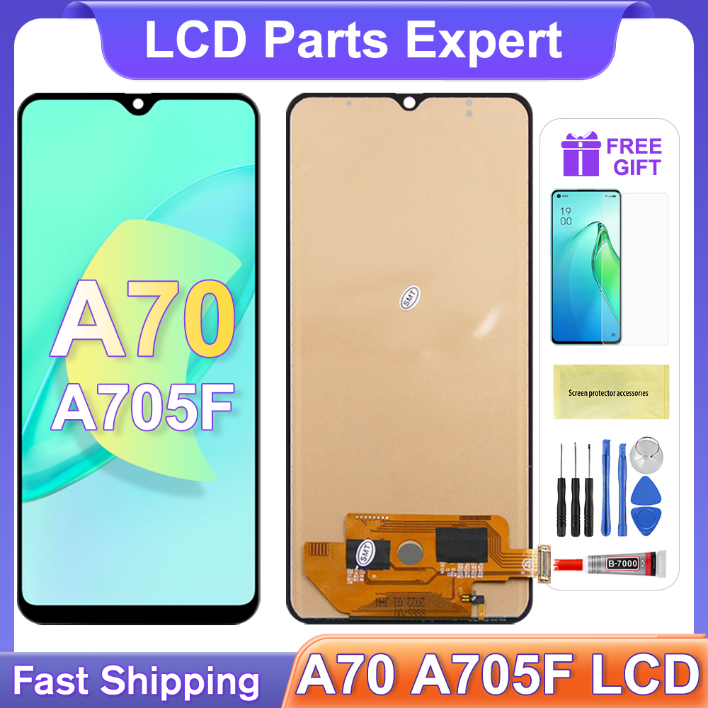 TFT LCD For Samsung Galaxy A70 A705F LCD with Frame Touch Screen ...