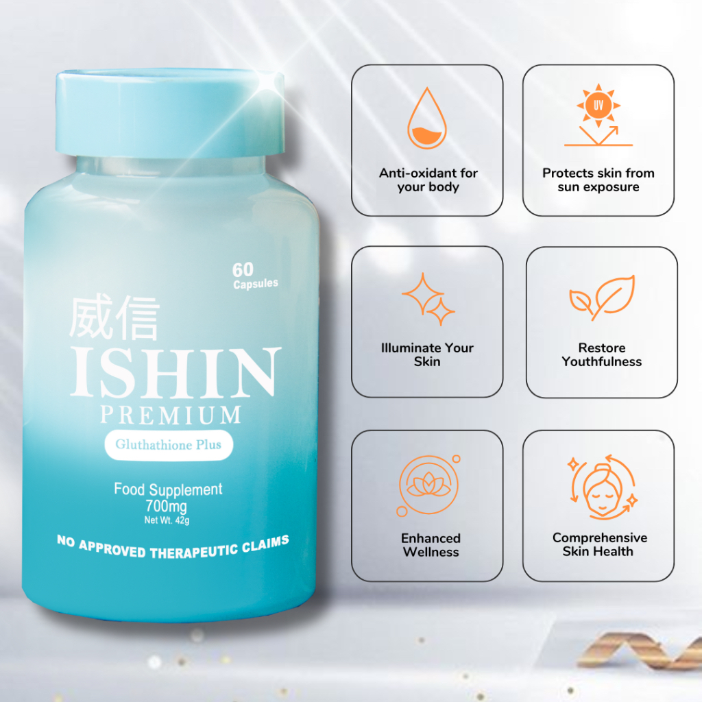 ishin glutathione premium Ishin Premium Gluthione Plus - Food Supplement my perfect pair to ishin