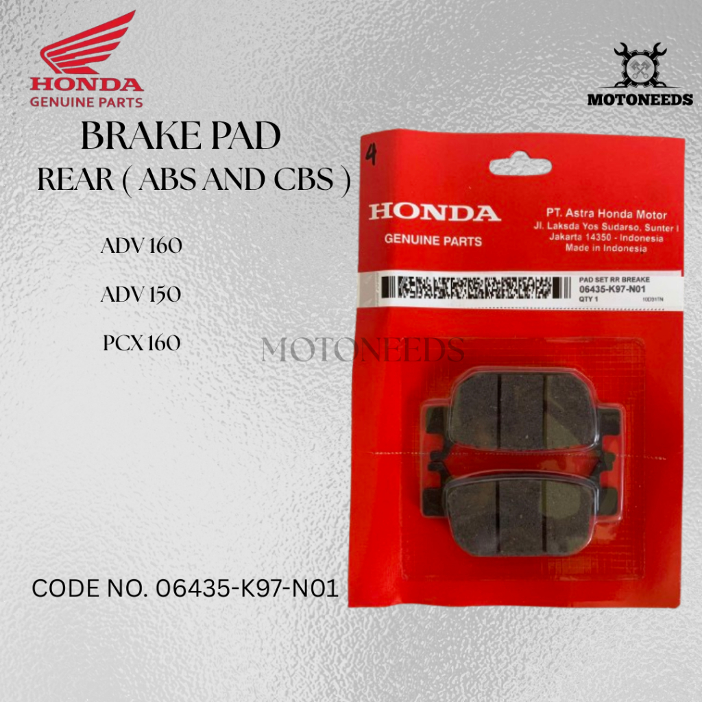 HONDA Front and Rear Brake Pad for PCX 160 / PCX 150 | Shopee Philippines