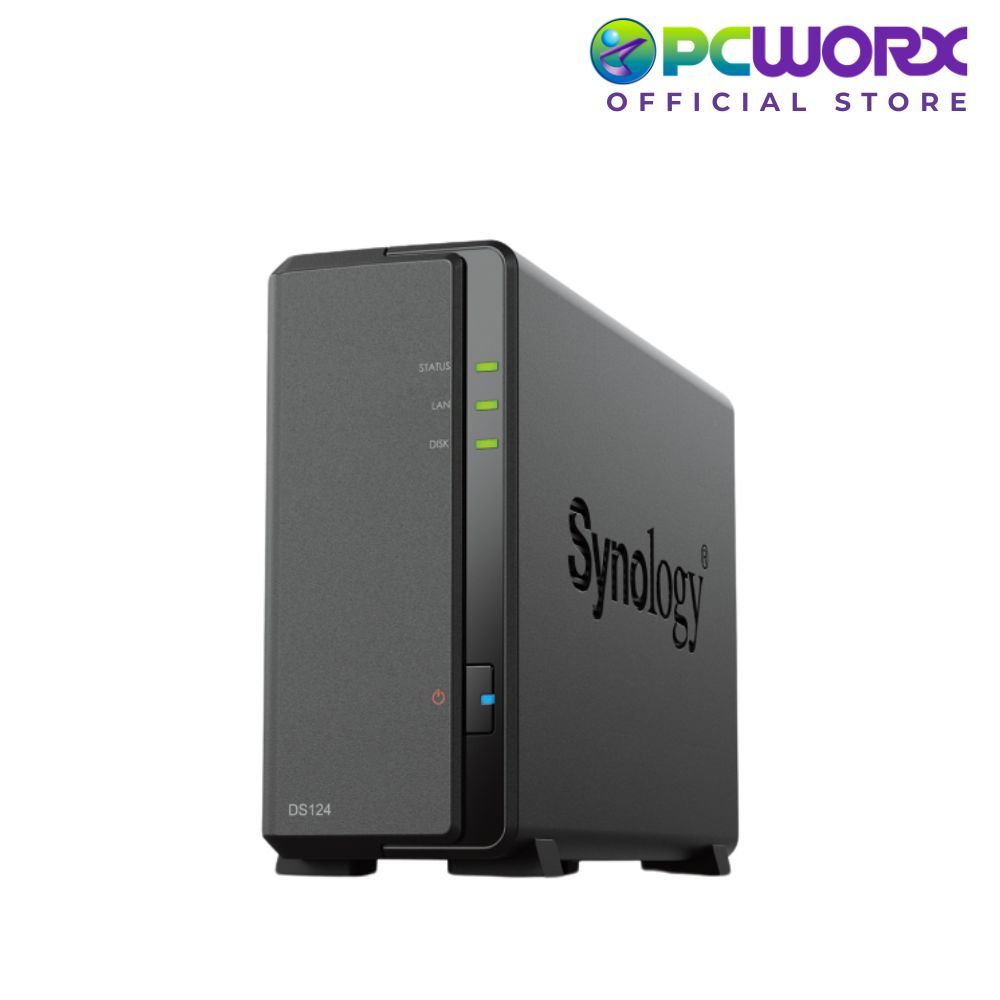 Synology DiskStation DS124 1-Bay NAS Enclosure | Synology NAS Storage ...
