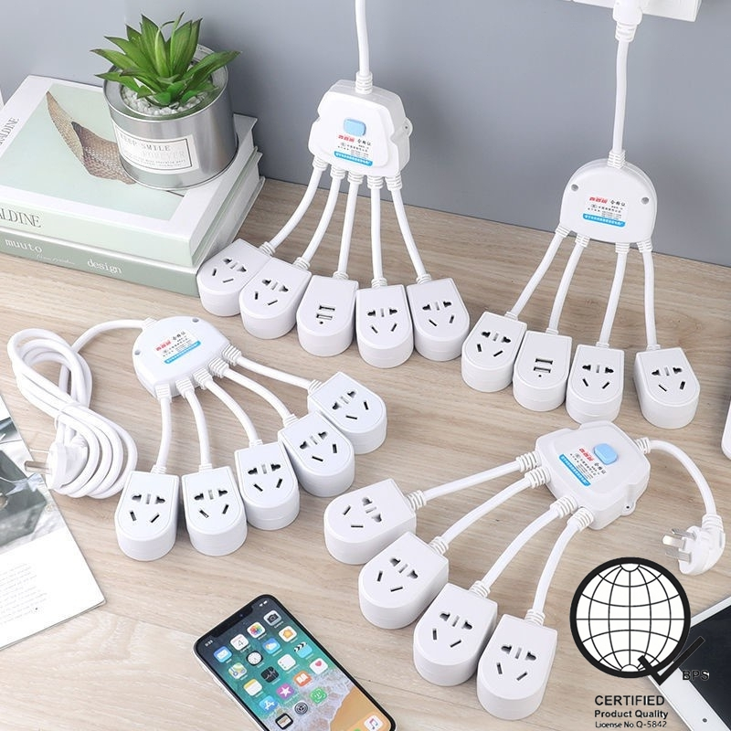 Multifunctional socket USB converter Octopus one-turn four-five row ...