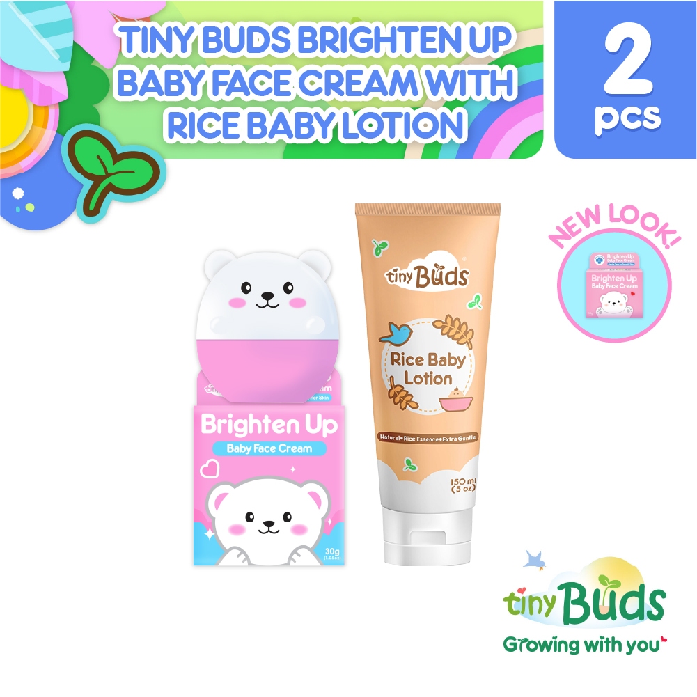 Tiny Buds Brighten UP Baby Face Cream with Rice Baby Lotion