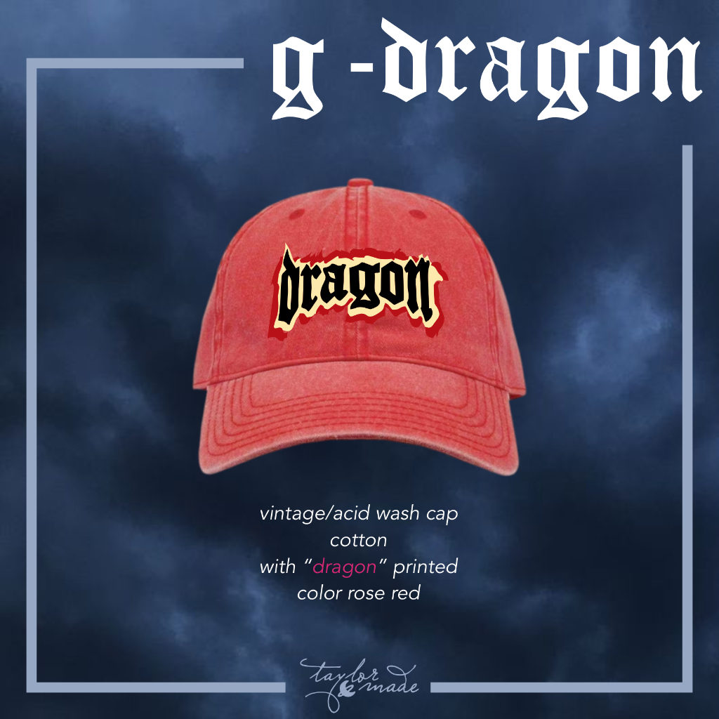 G-DRAGON UBERMENSCH CAP / BUCKET HAT | Übermensch Manila GDRAGON