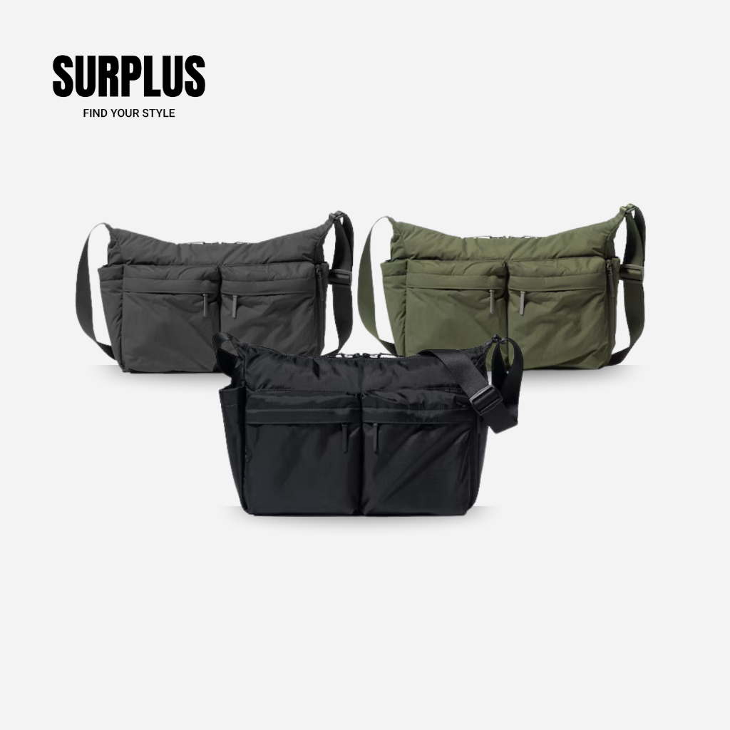 Surplus Multi-Pocket Messenger Bag | Shopee Philippines