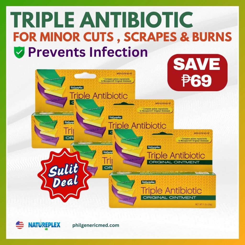 [Sulit Deal] Natureplex Triple Antibiotic Original Ointment 9.4g & 28g ...