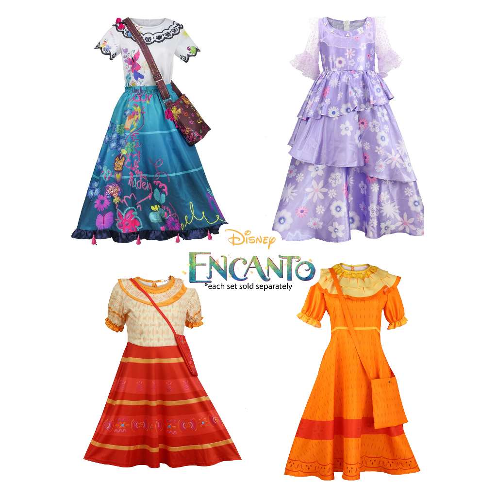 Costume Estivo Bambine Costume Da Bagno Encanto Mirabel/Isabela Per Bambine - Tankini Due Pezzi, Taglie 3-11 Anni Costume Mirabel Isabela