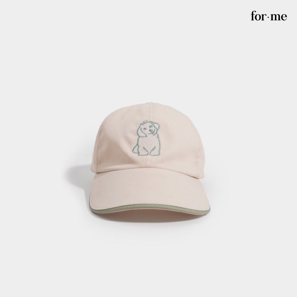 ForMe Baseball Cap with Pet Embroidery For Women (Cream/Sage Green ...