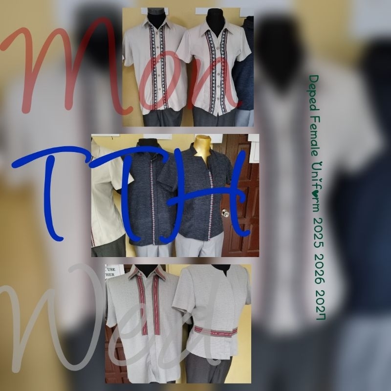 Original Deped Female Teachers Uniform 2025 2026 2027 | Shopee Philippines