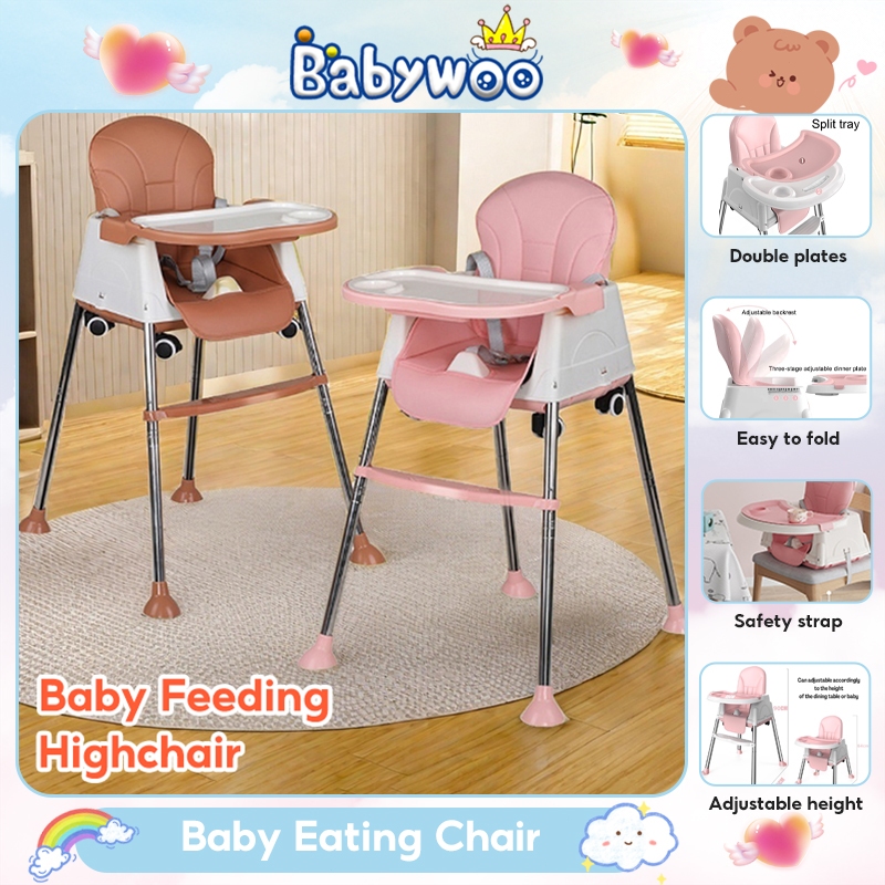 High Chair Booster Seat For Baby Convenient Detachable Stable For To 48  Months Baby Eating Chair