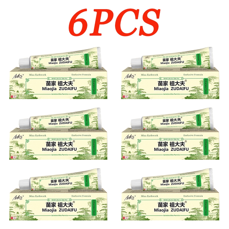 6Pcs Miaojia Zudaifu Skin Herbal Psoriasis Dermatitis Eczema Pruritus ...
