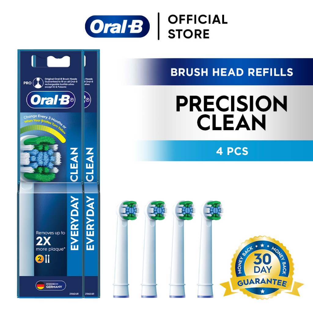 [100% Authentic] Oral-B Electric Toothbrush Refill Heads Precision ...