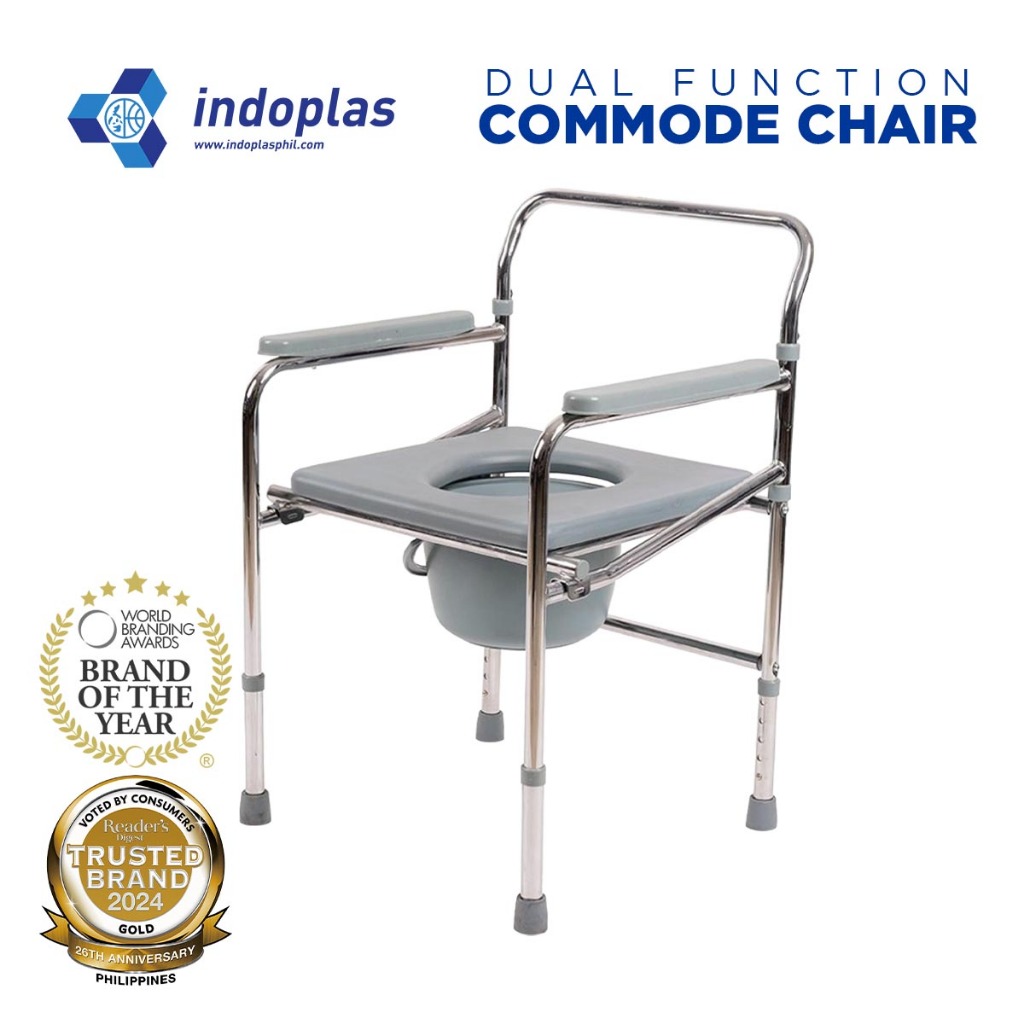 Indoplas Commode Chair - Dual Function | Shopee Philippines