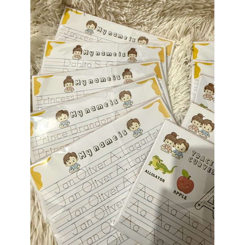 Personalized Tracing Name Pad | Shopee Philippines