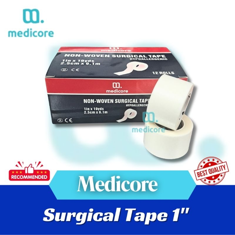 Non-Woven Surgical Tape, 1inch MEDICORE | Shopee Philippines