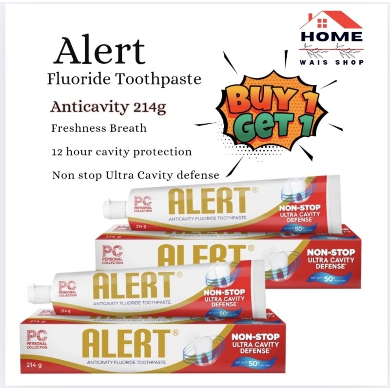 ALERT ANTICAVITY BUY 1 TAKE 1 FLUORIDE TOOTHPASTE | Shopee Philippines
