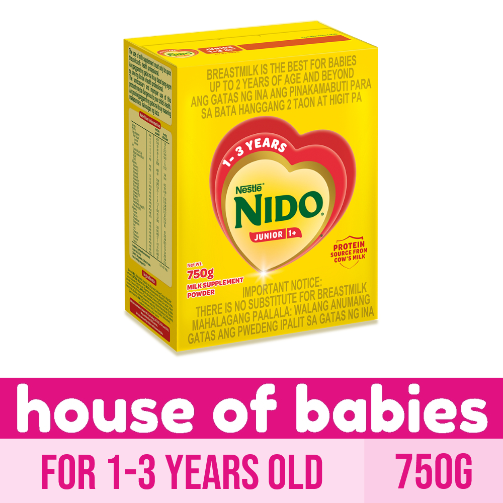 Formula Nido Milk Powder For Year Old NIDO Junior 750g For 1-3